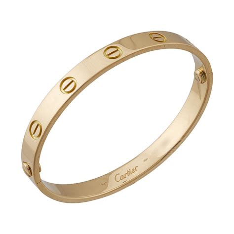 cartier love bracelet gold|gold cartier love bracelet for sale.